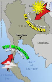 Thailand's NE and SW Monsoons