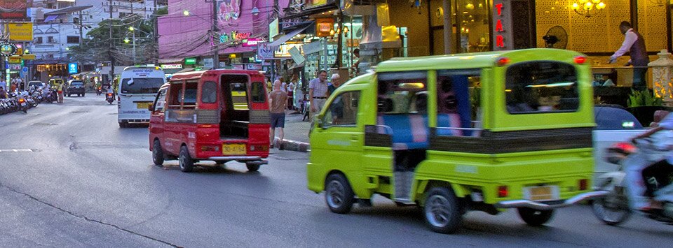 Local transport in Patong, Phuket